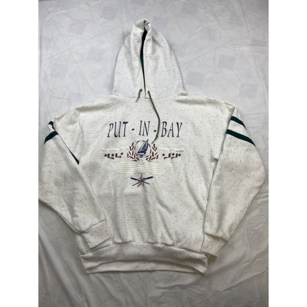 Vintage Put-IN-BAY Ohio Hoodie Sweatshirt‎ Made In USA Size Large
